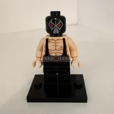 LEGO Minifigure w/Black Mask Head, Tan Printed Torso & Black Legs
