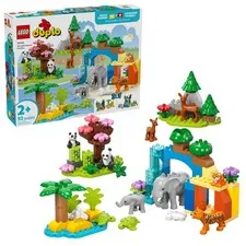 LEGO DUPLO Town 3 in 1 Wild Animal Families Building Toy Playset 10446 Preschool