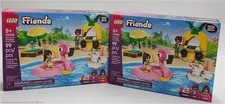 2 PACK!!! LEGO Friends Unicorn & Flamingo Pool Party 42658