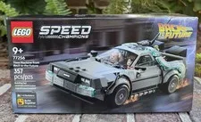 LEGO Speed Champions 77256 Back to the Future Time Machine DeLorean Marty Doc