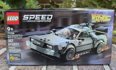 LEGO Speed Champions 77256 Back to the Future Time Machine DeLorean Marty Doc