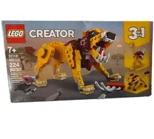 LEGO Creator 3 in 1 Wild Lion 31112 Building Set 224 pcs Ages 7+ Box