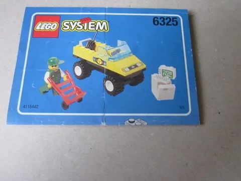 Lego System 6325 Building Instructions Instruction
