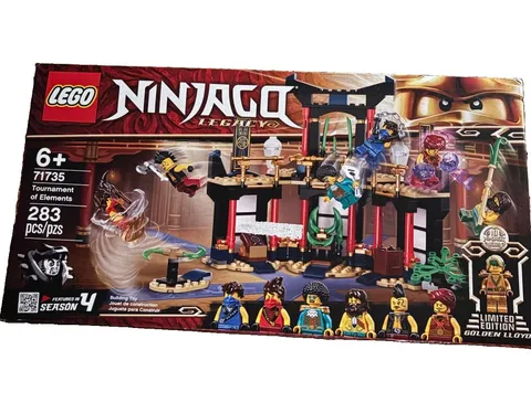 LEGO NINJAGO Legacy 71735 Tournament of Elements NEW SEALED Golden Lloyd Retired