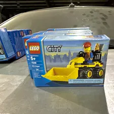 LEGO City Mini 7246 Mini Digger Building Set, 36 Pieces, Boxed, Ages 5+