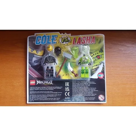 Lego Ninjago Legacy Cole vs. Lasha blister pack 112110