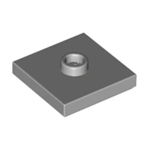 LEGO Briques 10x Medium Gris Pierre 2x2 Pull Carreau Centre '6126082 23893 Neuf