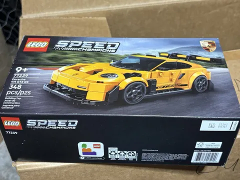 LEGO Speed Champions Porsche 911 GT3 RS Yellow Super Car Set #77239 NEW