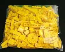 LEGO By The Pound Yellow Bricks 9.1 oz Bag