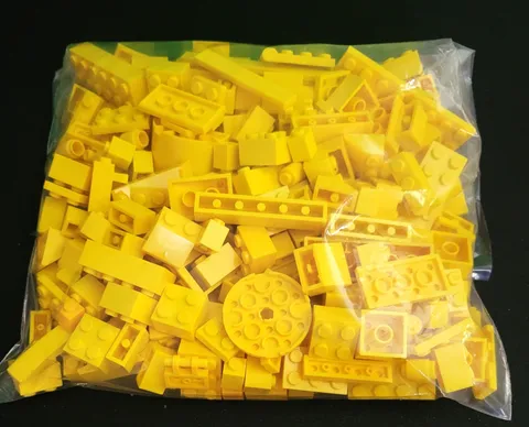 LEGO By The Pound Yellow Bricks 9.1 oz Bag