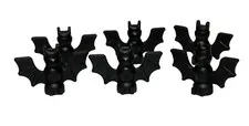Lego Black Bat Part #30103 Alt: #90394 Qty: 6 1.5" Height Animal Air