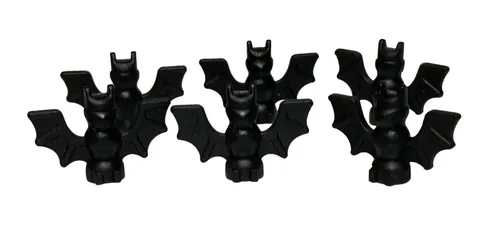 Lego Black Bat Part #30103 Alt: #90394 Qty: 6 1.5" Height Animal Air