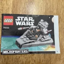 6 Lego Star Wars Manuals- Assorted See Pics