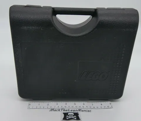 Vintage 1997 Black Lego Brick Parts Storage Carrying  Tote Project Case Only 