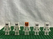 LEGO Minecraft Skeleton Minifigure bundle of 5 
