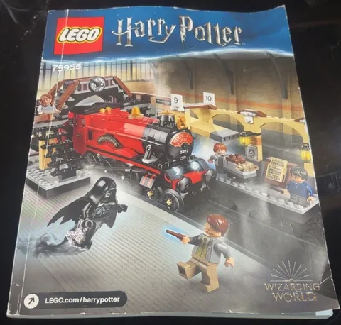 Harry Potter Lego INSTRUCTIONS For Hogwarts Express Train 75955 — MANUAL ONLY