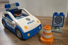 LEGO DUPLO Police Patrol set 4963 Police Car Policeman - missing fence