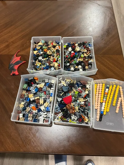 Large Lego Mini Fig Parts Lot
