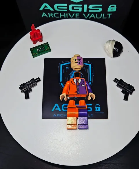 LEGO Two-Face Minifigure sh0007 Pristine Brand New Never Assembled