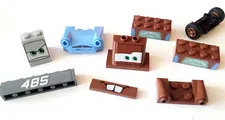 Lot LEGO Cars 2 pieces - Tow Mater Combat Ship Finn McMissile 8482 8426 Truck