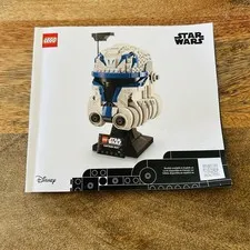 LEGO INSTRUCTION Manual ONLY CAPTAIN REX HELMET 75349 No Bricks