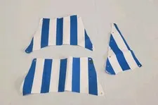 Lego CARIBBEAN CLIPPER 6274 Cloth Sails Lot White Blue Sails Original Damaged