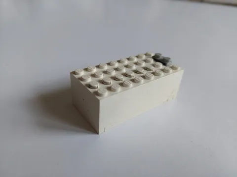 LEGO White Electric 9V Battery Box