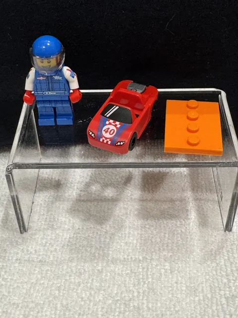 Lego Minifigure Series 18 Race Car Guy 40th Anniversary Car Baseplate