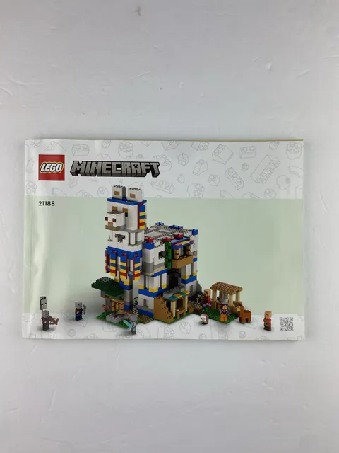 LEGO MINECRAFT 21188 THE LLAMA VILLAGE INSTRUCTION MANUAL BOOKLET