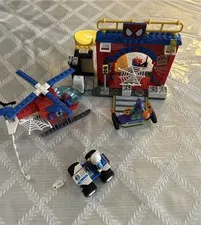 LEGO Marvel Spider-Man Hideout 10687 Set w/ Spider-Man Green Goblin Police