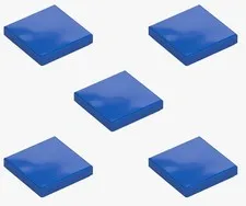 5 New LEGO Blue 2x2 Tile smooth flat panel tiles 3068 306823
