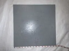 LEGO 48 dot X 48 Stud Light Gray Base Plate 15" X 15" Square Baseplate