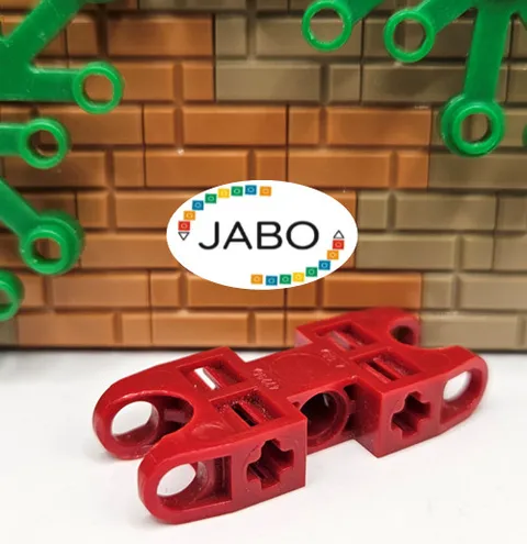 (S13/9/9) LEGO Technic 47296 Axle and Pin Connector 2x5 Axle Connector Red