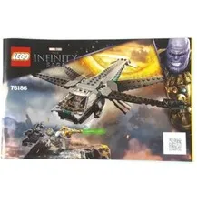 LEGO® Black Panther Dragon Flyer Instruction Manual Booklet for Set 76186 