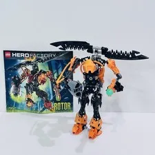 LEGO Hero Factory Rotor 7162 w/Manual 100% Complete No Package **FREE SHIPPING**