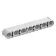 2x LEGO Part 32524 - Very Light Bluish Gray Technic Beam 1 x 7 Thick