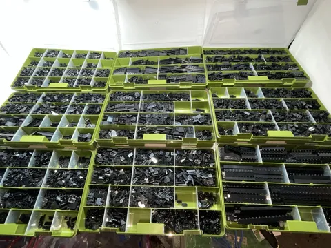 LEGO Pieces Bulk Lot Over 106 Lbs Of Authentic New Unused Black LEGO Pieces LOOK