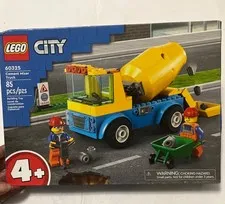 Lego City #60325 - Cement Truck Mixer - 85 pieces, NEW & SEALED Read