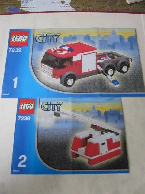 Lego City Building Instructions Instruction 7239 Part 1 and 2part 1 and 2