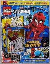 LEGO Magazine SPIDERMAN Needle Set 2026 #14 Tin Box SPIDEY with Exclusive Minifig