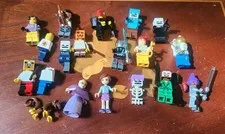 LEGO Parts Minifigures Lot Includes 19 Partial "Frankenstein" Figures Incomplete