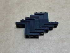 LEGO Parts - Black Bracket 5 x 2 x 2 1/3 with 2 Holes - No 76766 - QTY 5