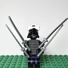 LEGO NINJAGO Garmadon Minifigure, w/ 4 Katanas, Legacy