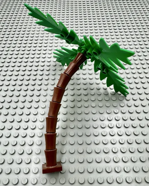 LEGO Vintage Plant Palm Tree 2563 2536a Pirates Green Palm Tree Top