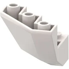 LEGO 2x White Wedge 3 x 3 x 2 Facet Bottom (Inverted Slope Corner) inv.631