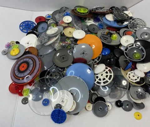 LEGO Bulk lot Radar Inverted Dish Large Medium Small Multi Colors 1+ Lbs