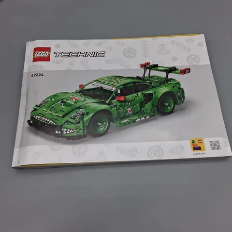 Lego Porsche 911 GT3 R REXY AO Racing 42224 Instructions Manual ONLY