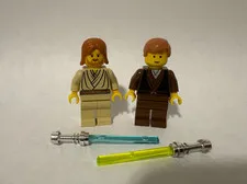 LEGO Star Wars Obi-Wan Kenobi & Anakin Skywalker sw055a sw0100 7133 - NEW