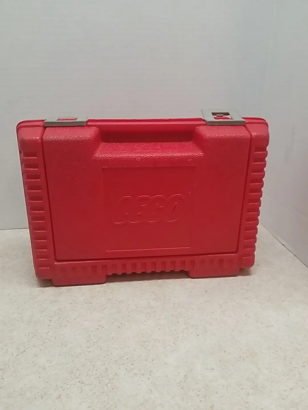 Vintage 1984 Lego Red Storage Container Bin Carrying Case 12x8