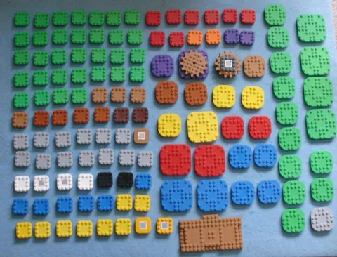 134 LEGO SUPER MARIO Interactive TILES & SCANNER BRICKS PLATES Asst Colors  EUC